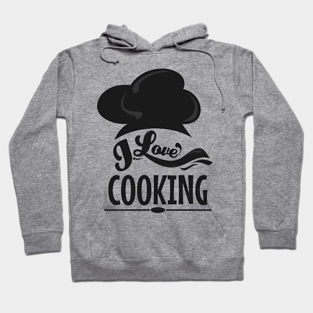 Love cooking, I heart cook Hoodie by Nana On Here